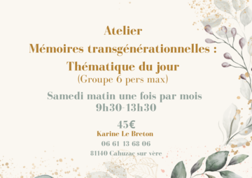 Atelier sur les mémoires transgénérationnelles Tarn