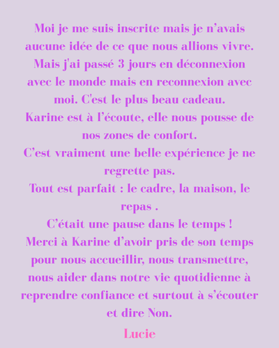 Retraite transformatrice pour femmes Tarn