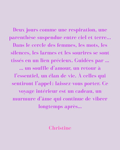 Retraite transformatrice pour femmes Tarn